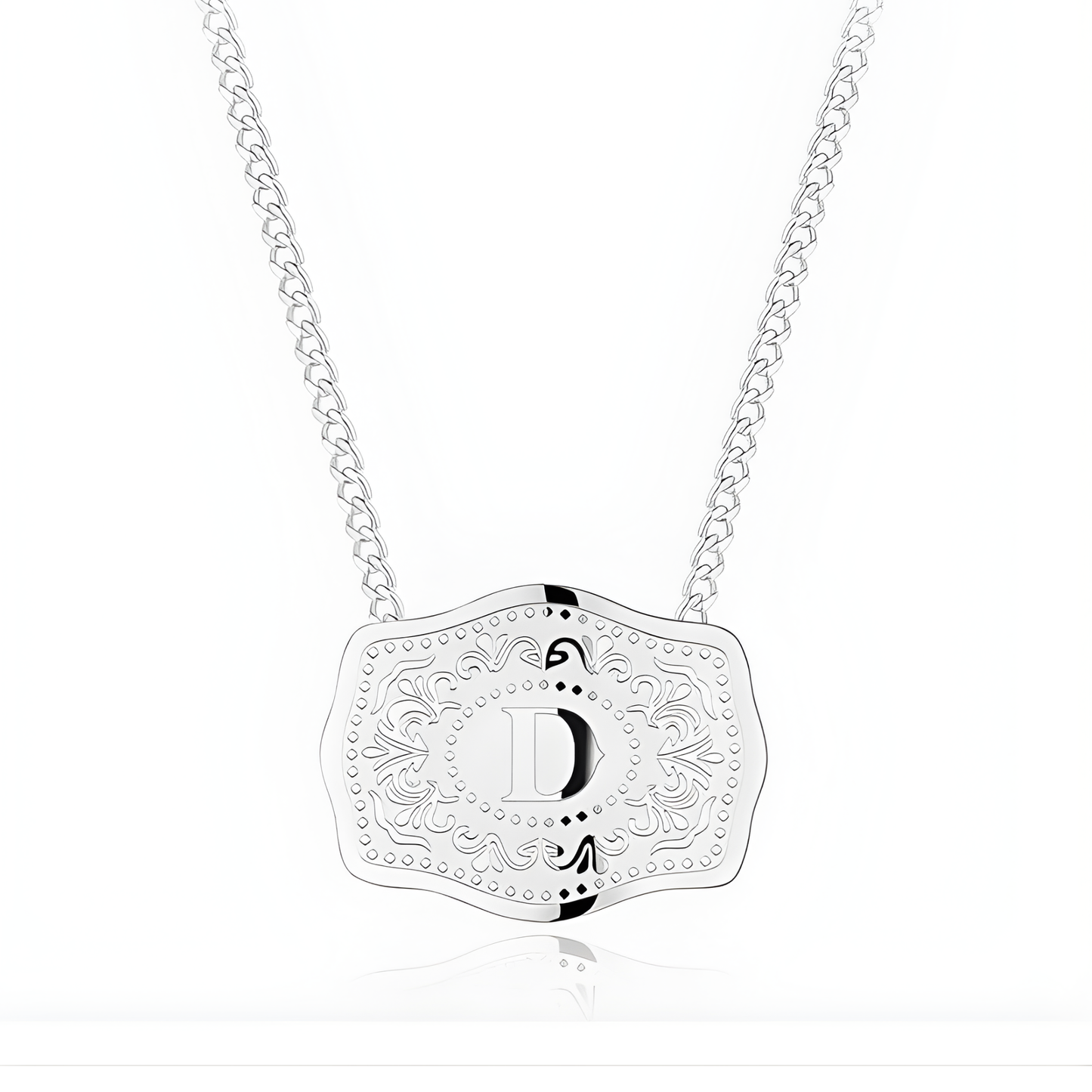 Customizable Belt Buckle Necklace