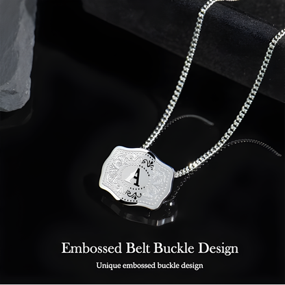 Customizable Belt Buckle Necklace