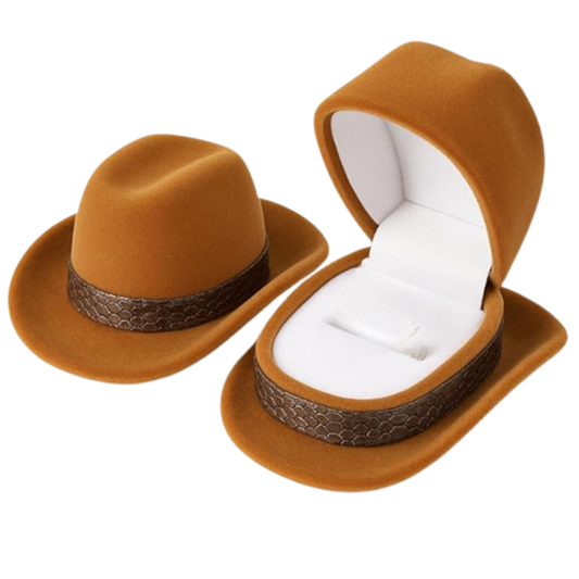 Mini Cowboy Hat Necklace Case